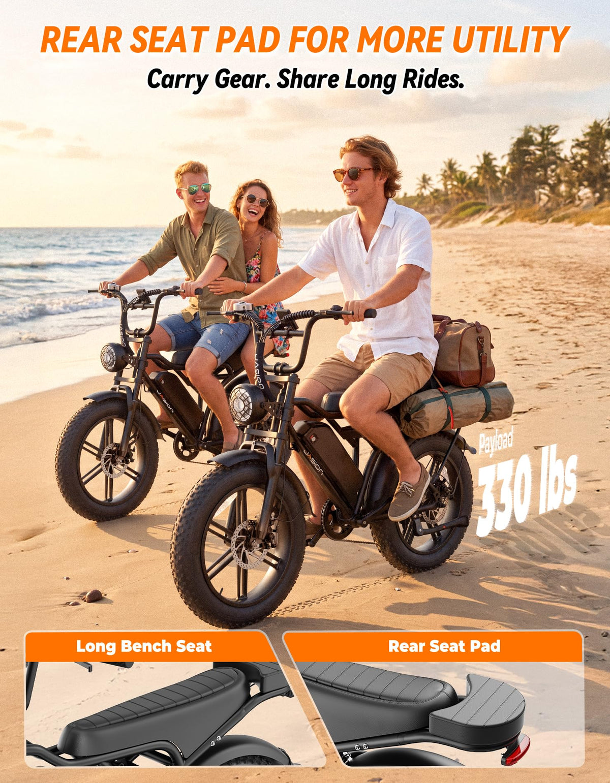 Electric Bike, 2000W Peak, Fat Tire D865342