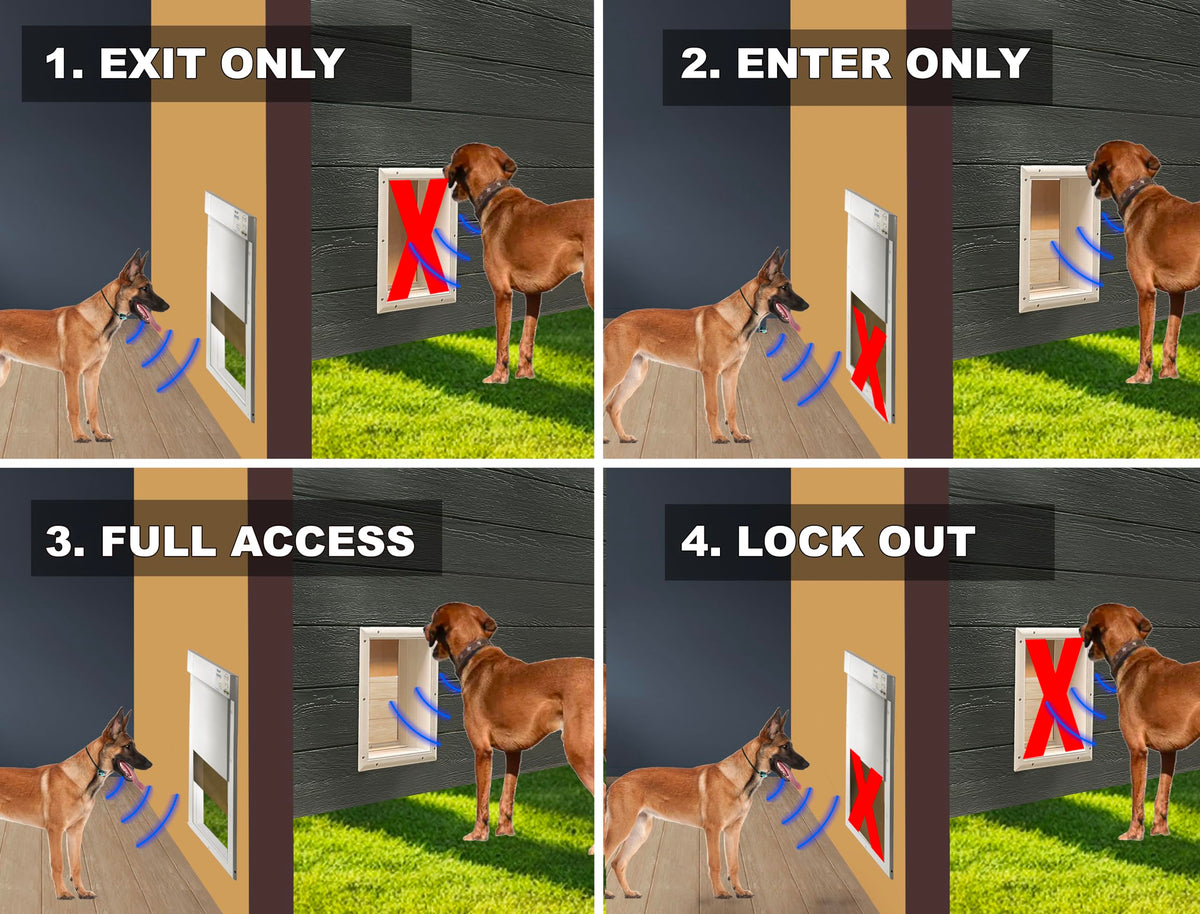 Automatic Pet Door Collar 2-Pack P49049