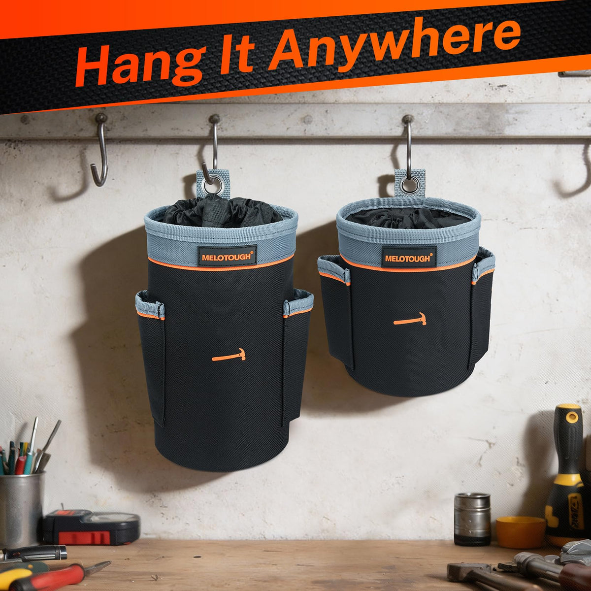 Tool Pouch Multi-Pack 2 Sizes 600D Nylon E1972