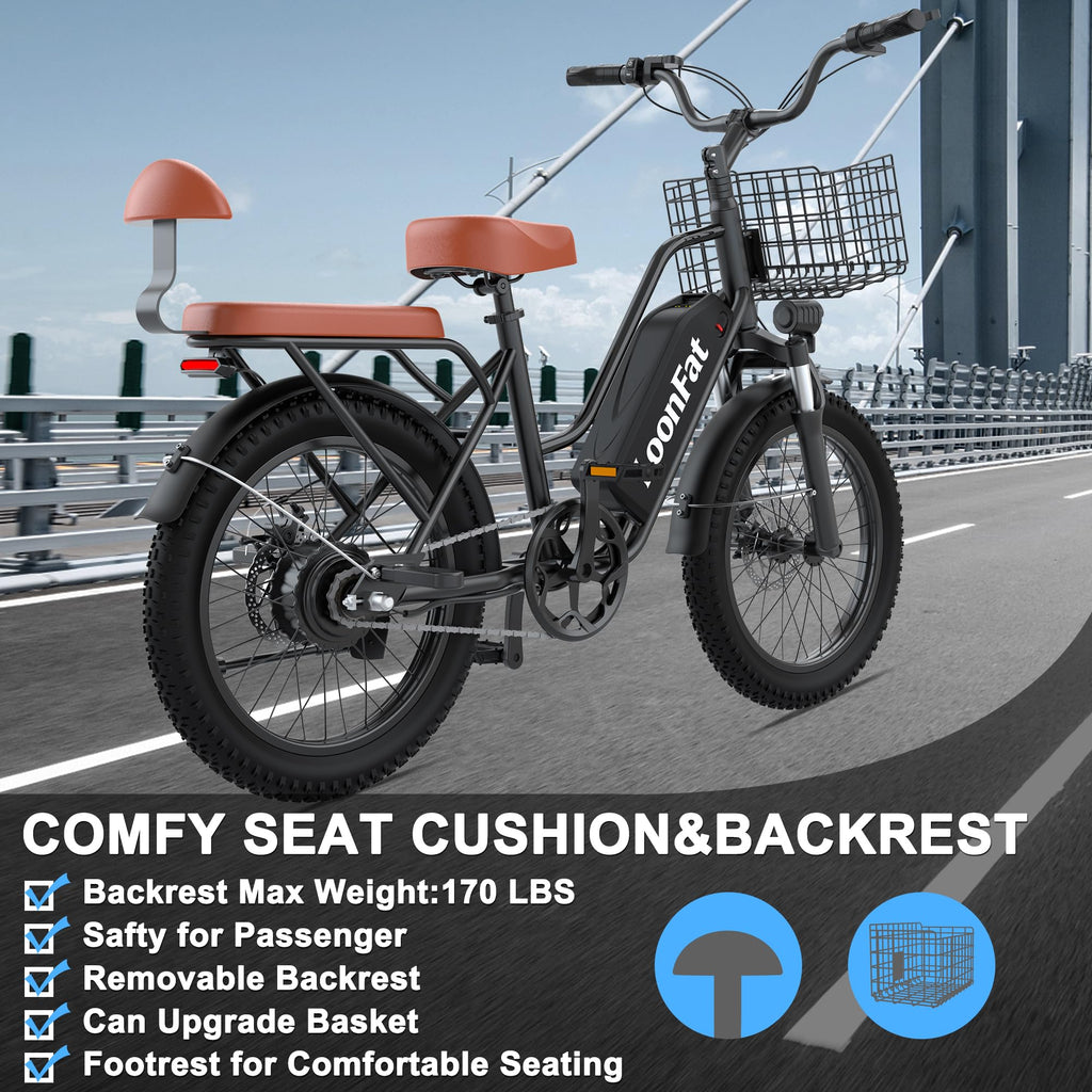Ebike with Rear Seat & Front Basket G987996