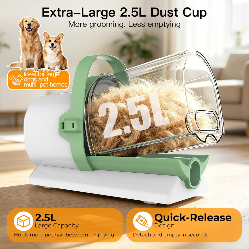 7-in-1 Dog Grooming Vacuum Kit C6764