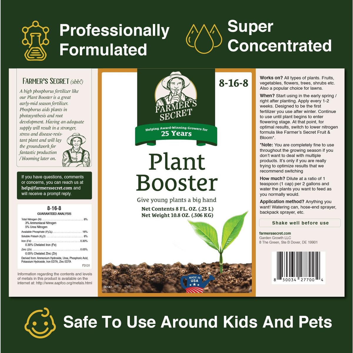 32oz Concentrated High Phosphorus Plant Booster H1617
