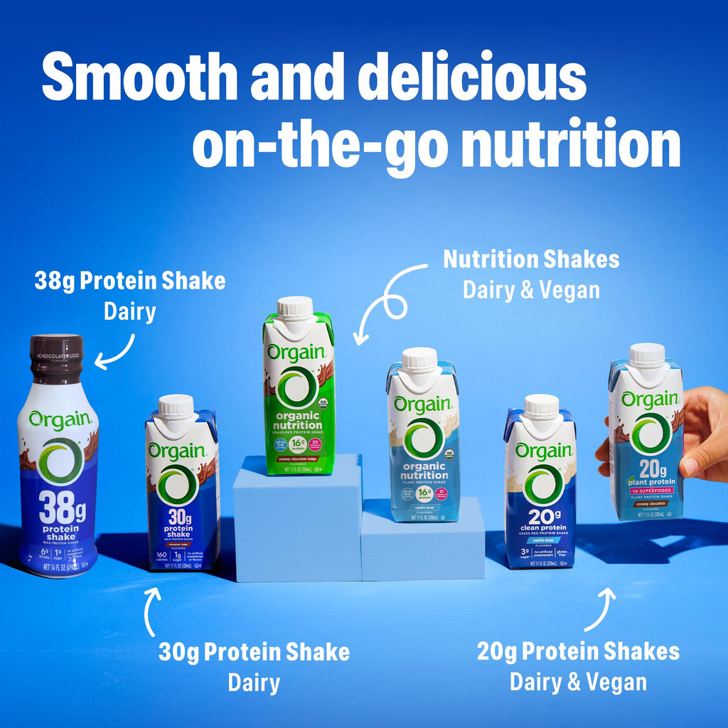Organic Vegan 16g Protein Shake, Chocolate, 11 oz, 12pk X83353