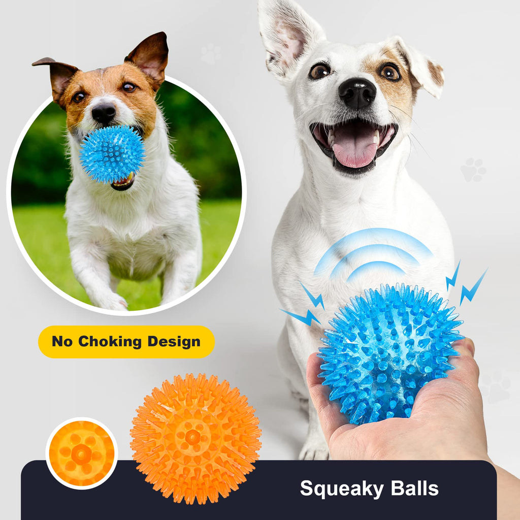 Squeaky Dog Toy Balls BPA Free Non-Toxic H731