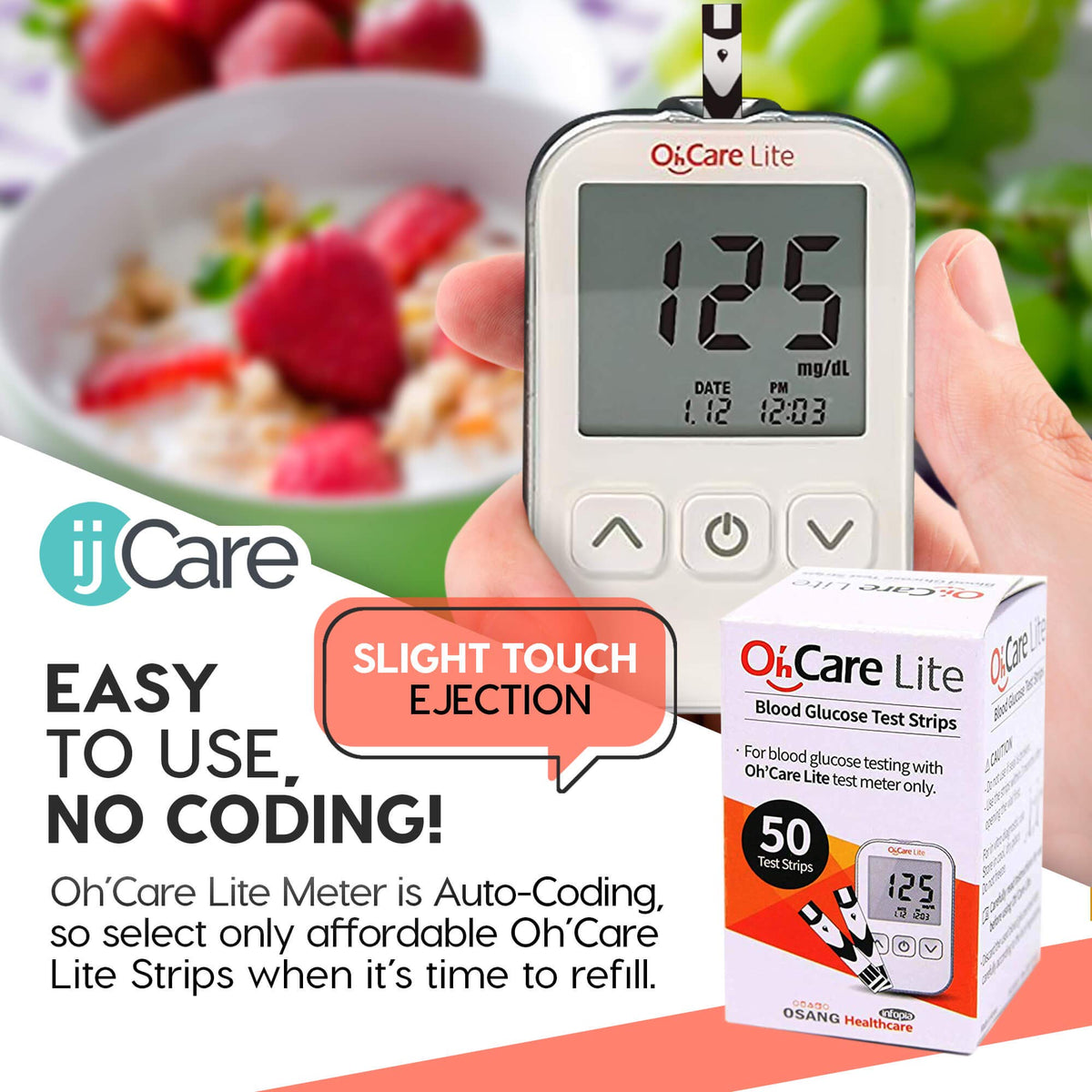 Blood Sugar Testing Bundle – Monitor 200 Glucose Test Strips, 200 Lancets & 1 Control Solution X2929