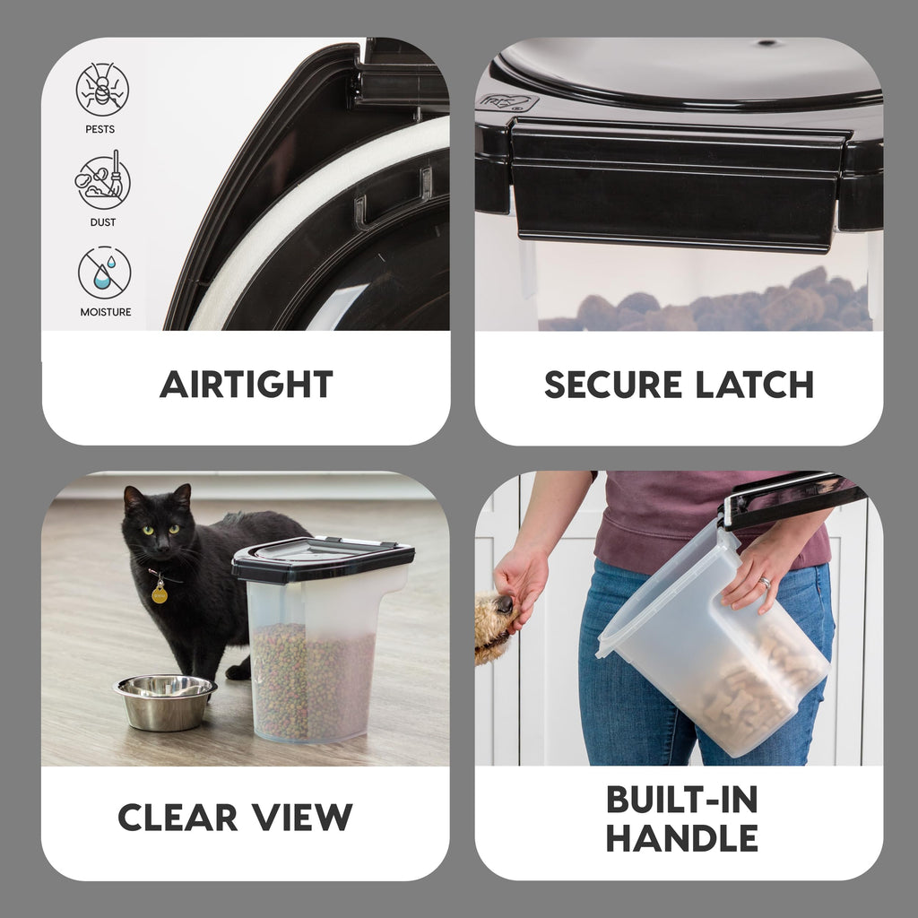 Black Dog Food Storage Container Q8328