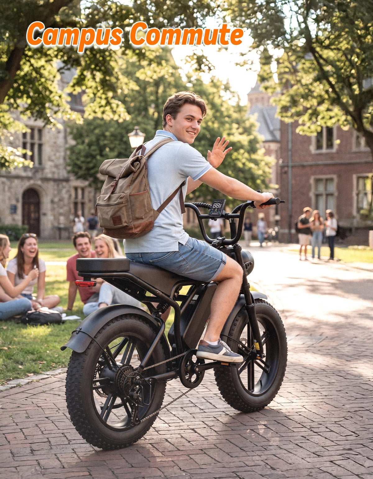 Electric Bike, 2000W Peak, Fat Tire D865342