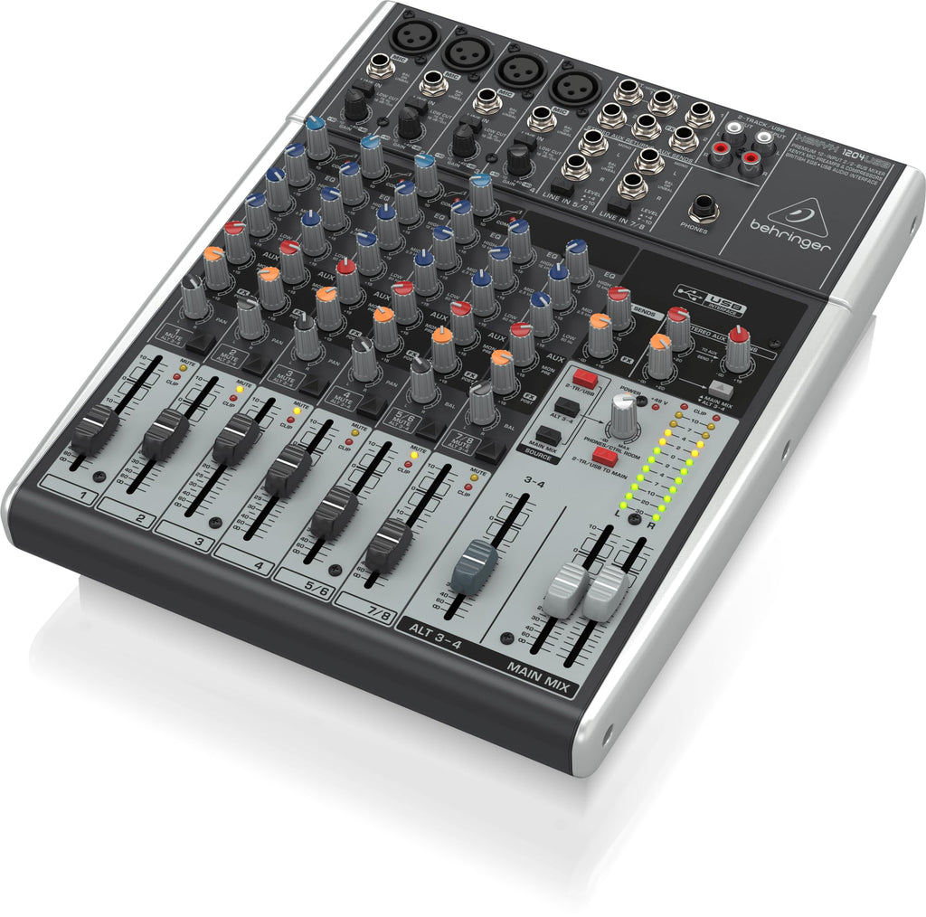 12-Input 2/2-Bus Mixer with Mic Preamps and USB Audio Interface V7485