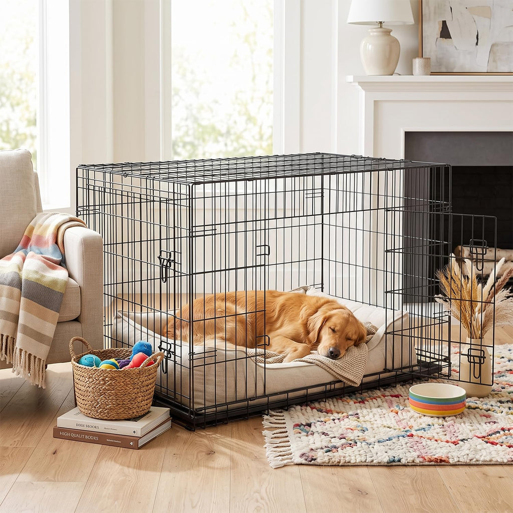 48" Double Door Crate Kennel with Divider X2059