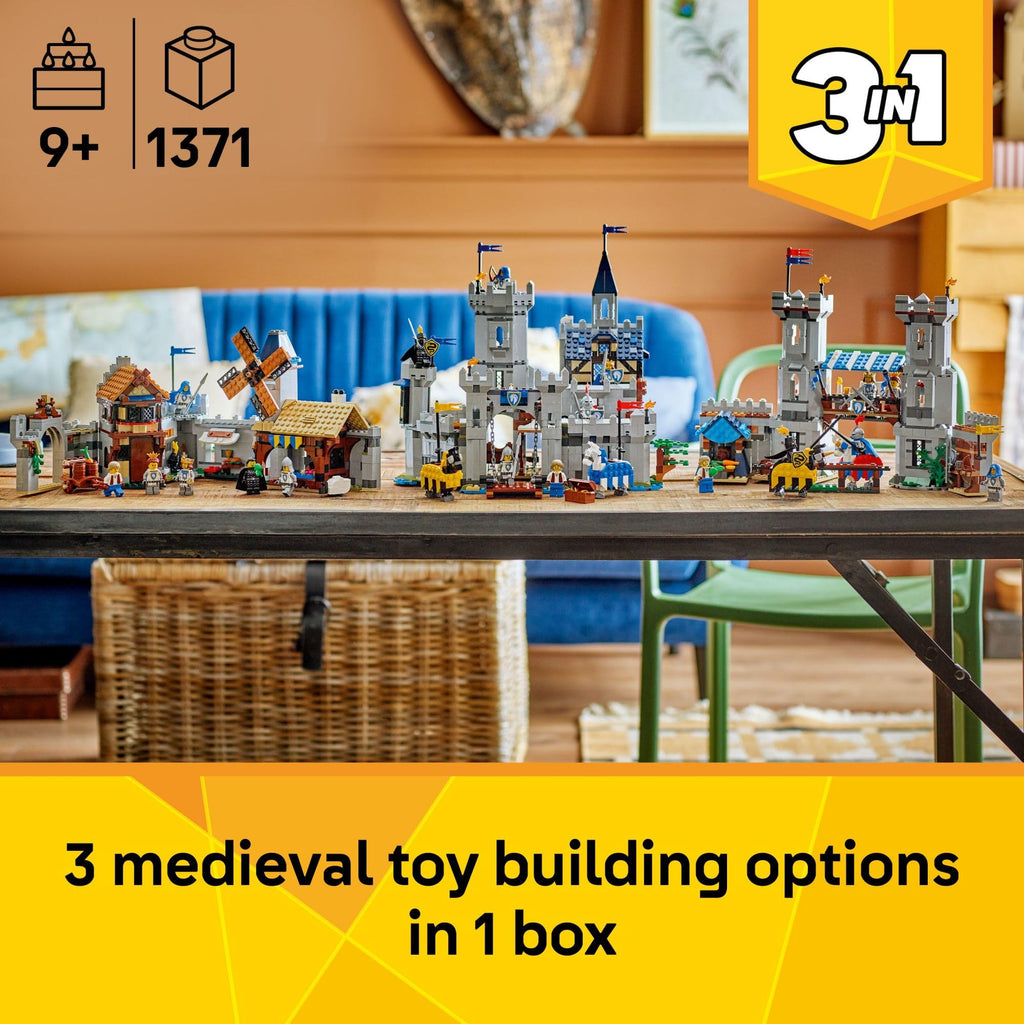 Medieval Horse Knight Castle Building Toy Q477147