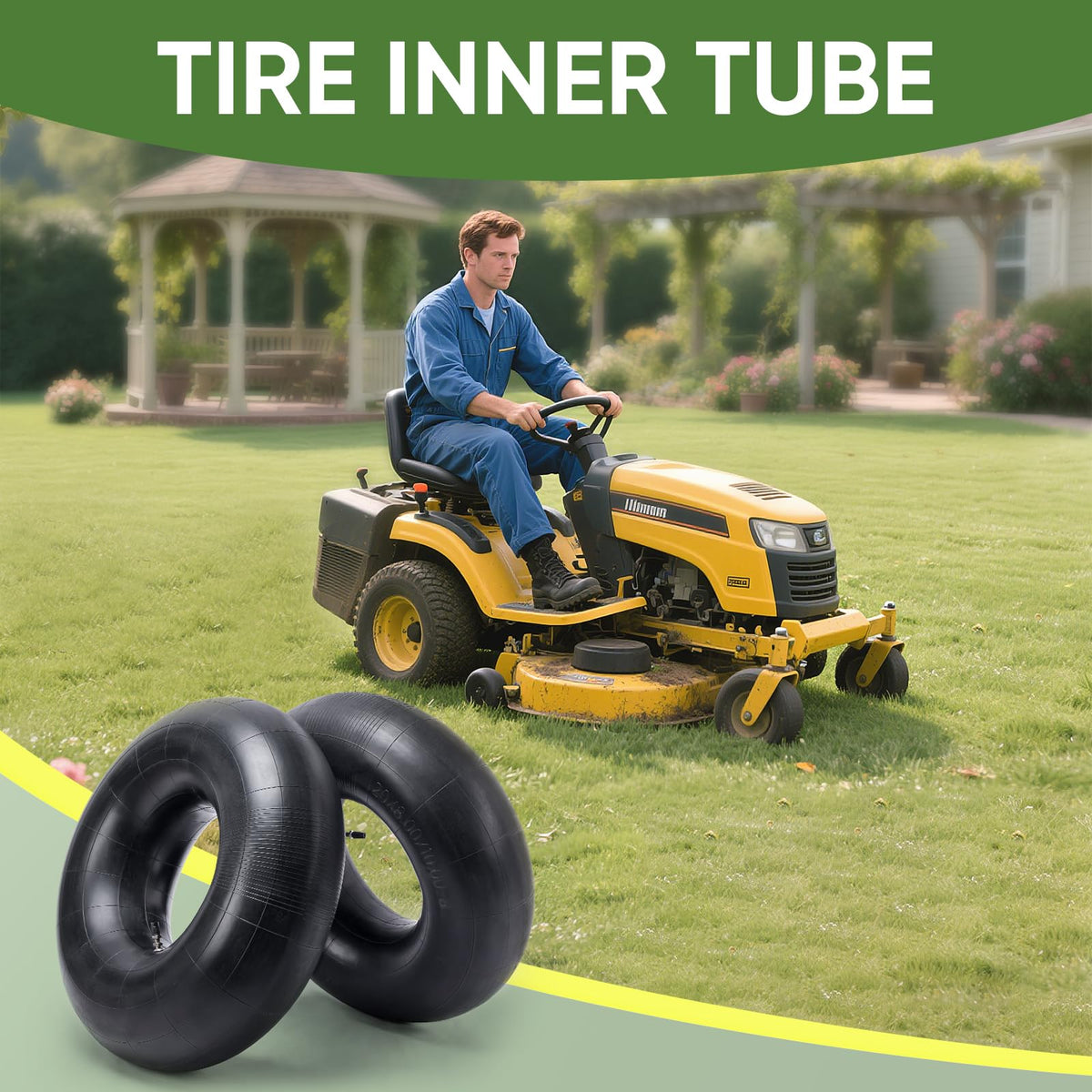 15x6.00-6 Lawn Mower Tires Inner Tube, 2 Pack K862487