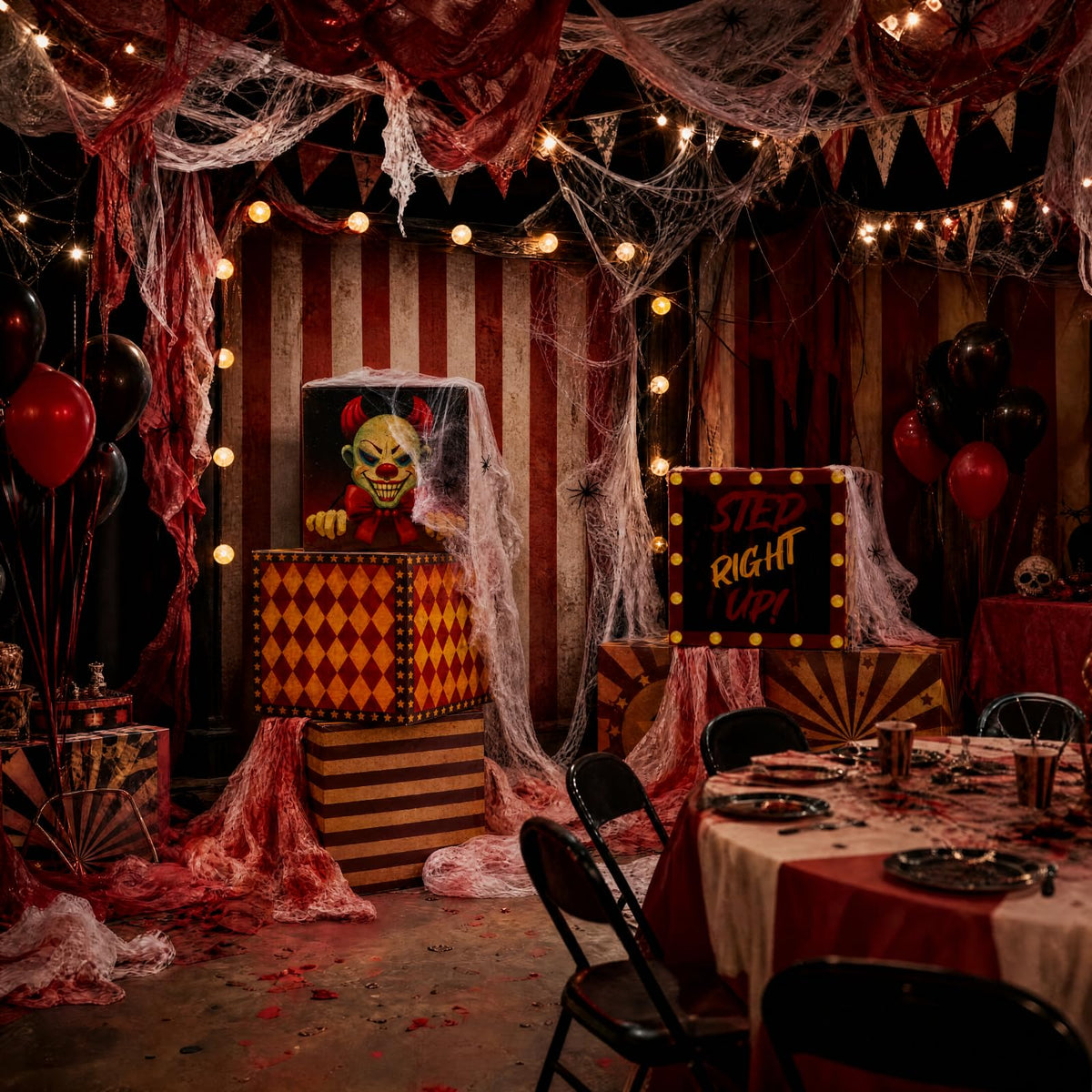 8 Pcs Halloween Clown Box U54822