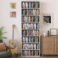 8 Tier White DVD Storage Shelf S511
