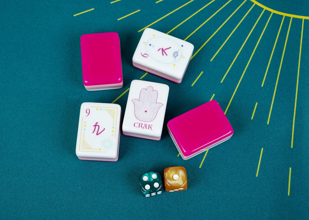 160 Acrylic Mahjong Set F6555