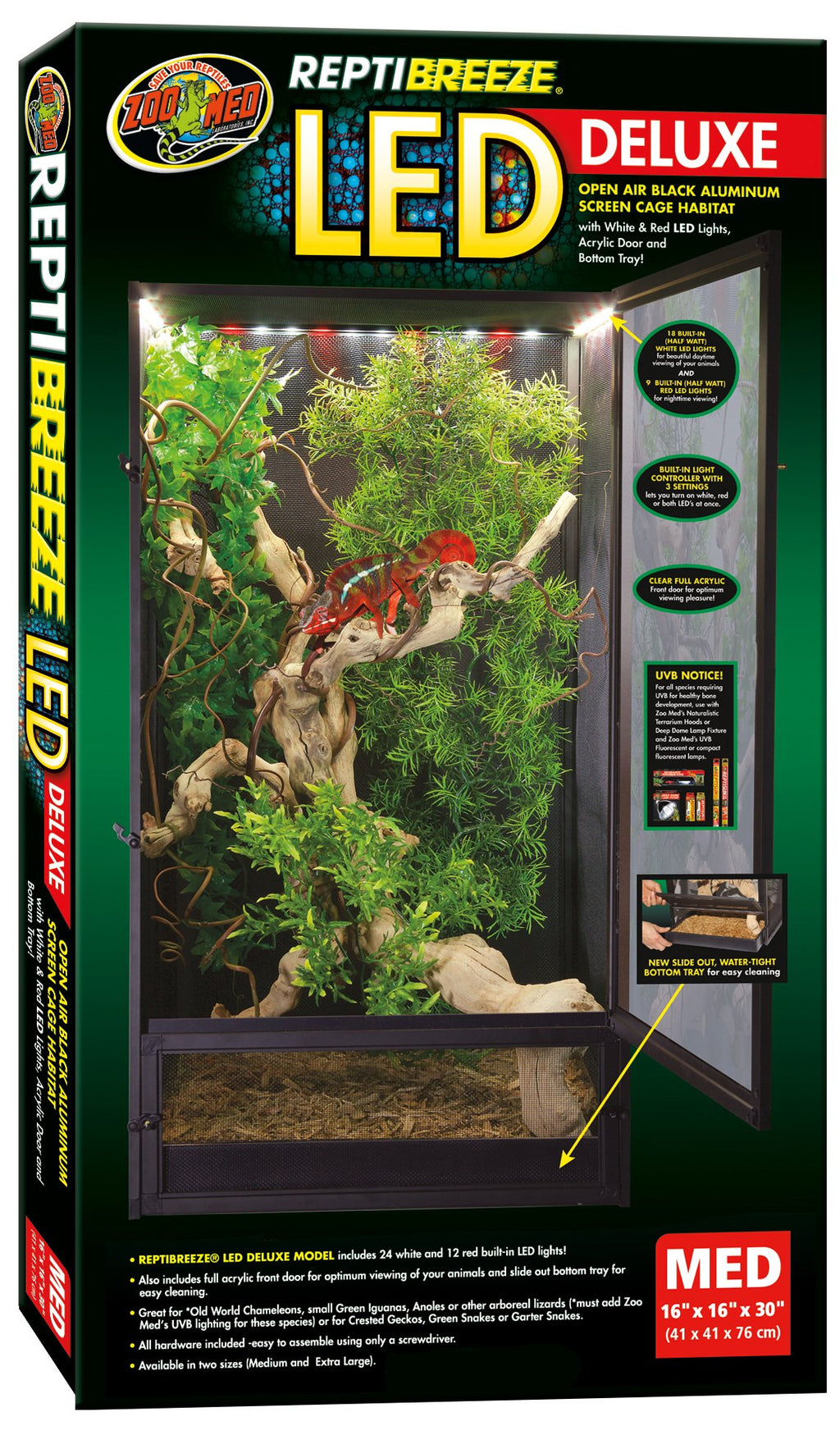 Medium Open Air Aluminum Screen Habitat T140167