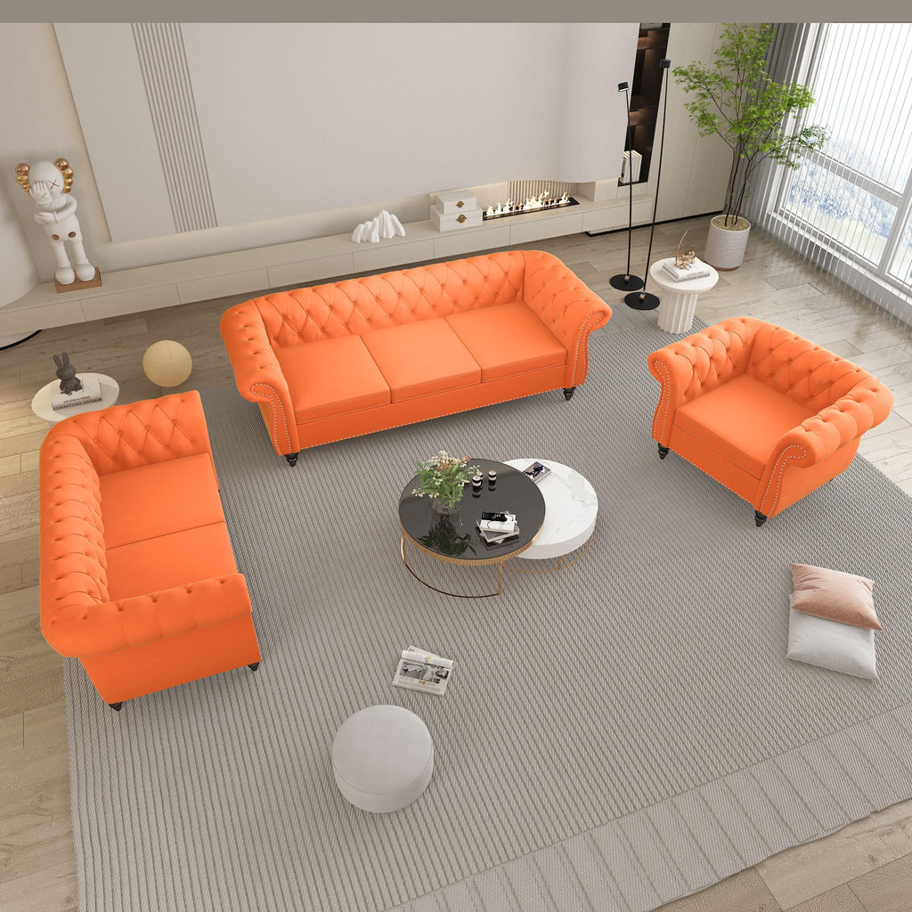 Tufted Velvet 2 Seater Sofa F585498