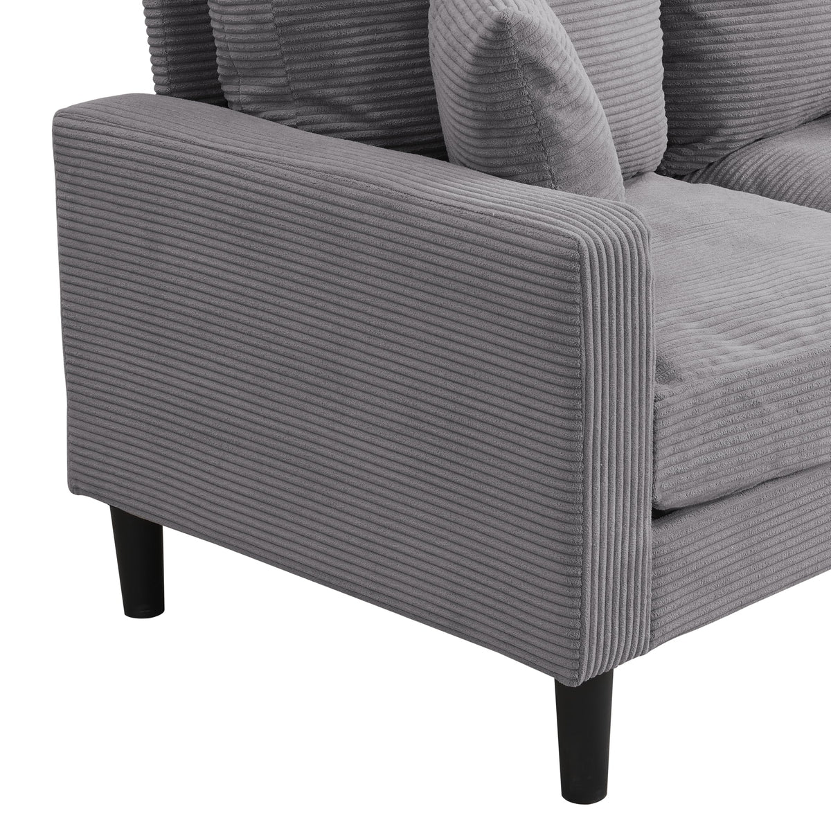 Light Gray Oversized Sleeper Sofa Chair S893
