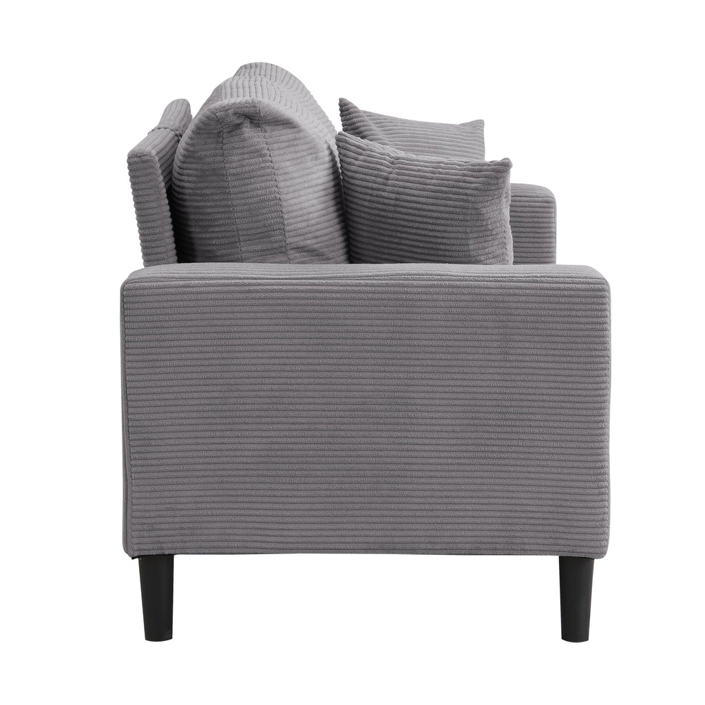 Light Gray Oversized Sleeper Sofa Chair S893